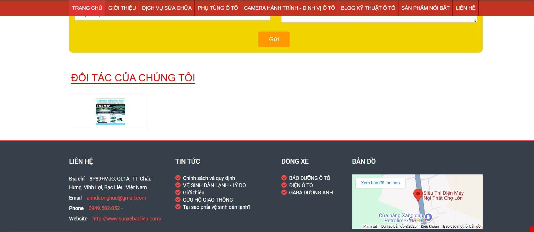 Gara Cứu Hộ Ô Tô Dương Anh
