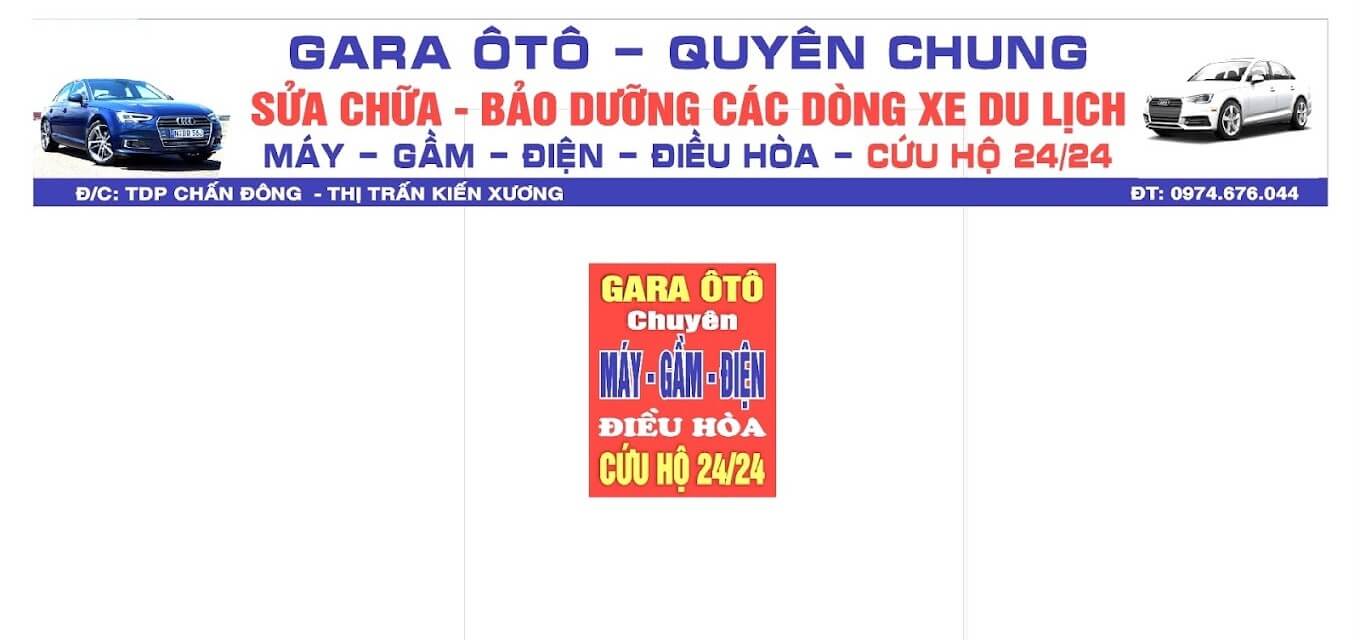 Gara Cứu Hộ Ô Tô Quyên Chung