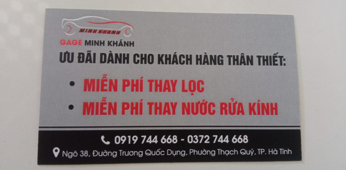 Gara Ô Tô Minh Khánh