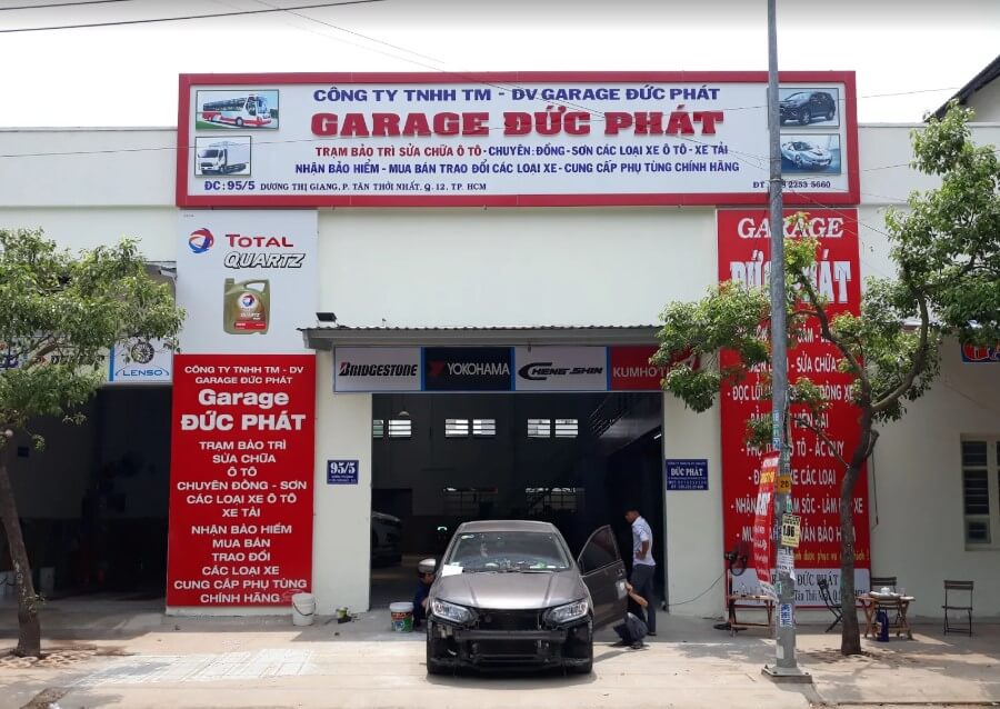 Gara ô tô Đức Phát tại Quận 12, TP Hồ Chí Minh