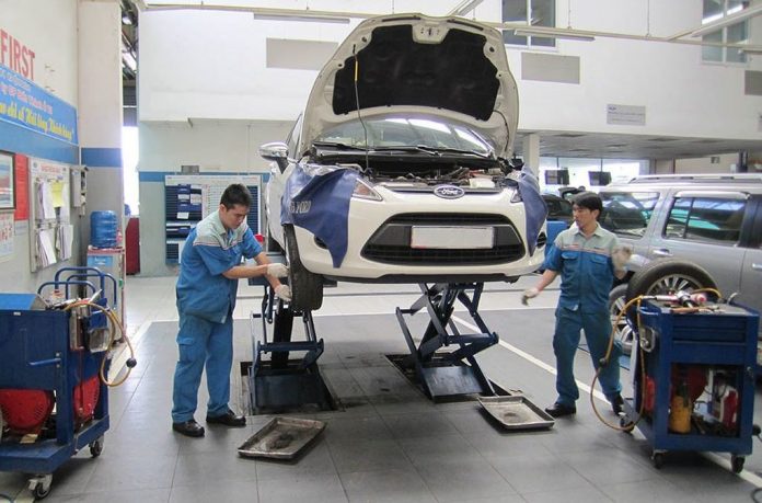 Quy trình tiếp nhận và sửa chữa chuyên nghiệp tại Gara ô tô Hùng