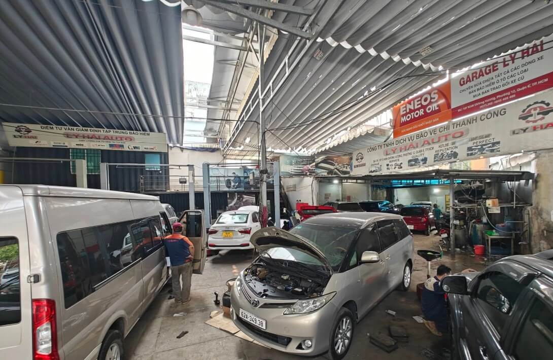 Gara ô tô Lý Hải ở quận 6, TP HCM được khách hàng tin tưởng và đánh giá cao