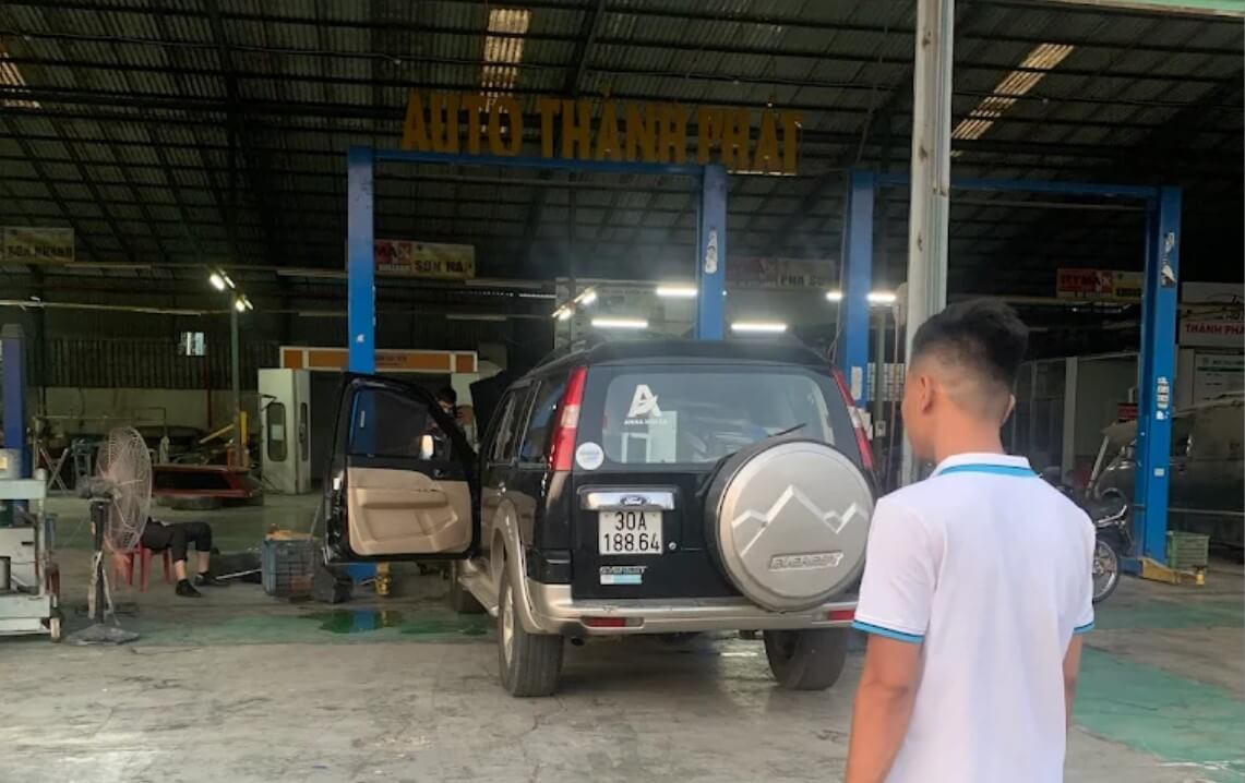 Gara ô tô Auto Thành Phát được khách hàng tin tưởng