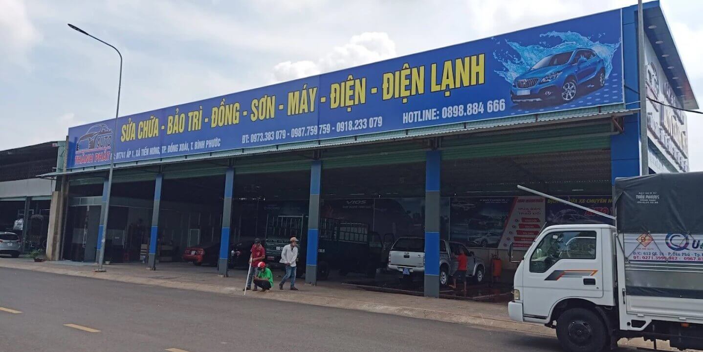 Gara ô tô Auto Thành Phát ở Bình Phước