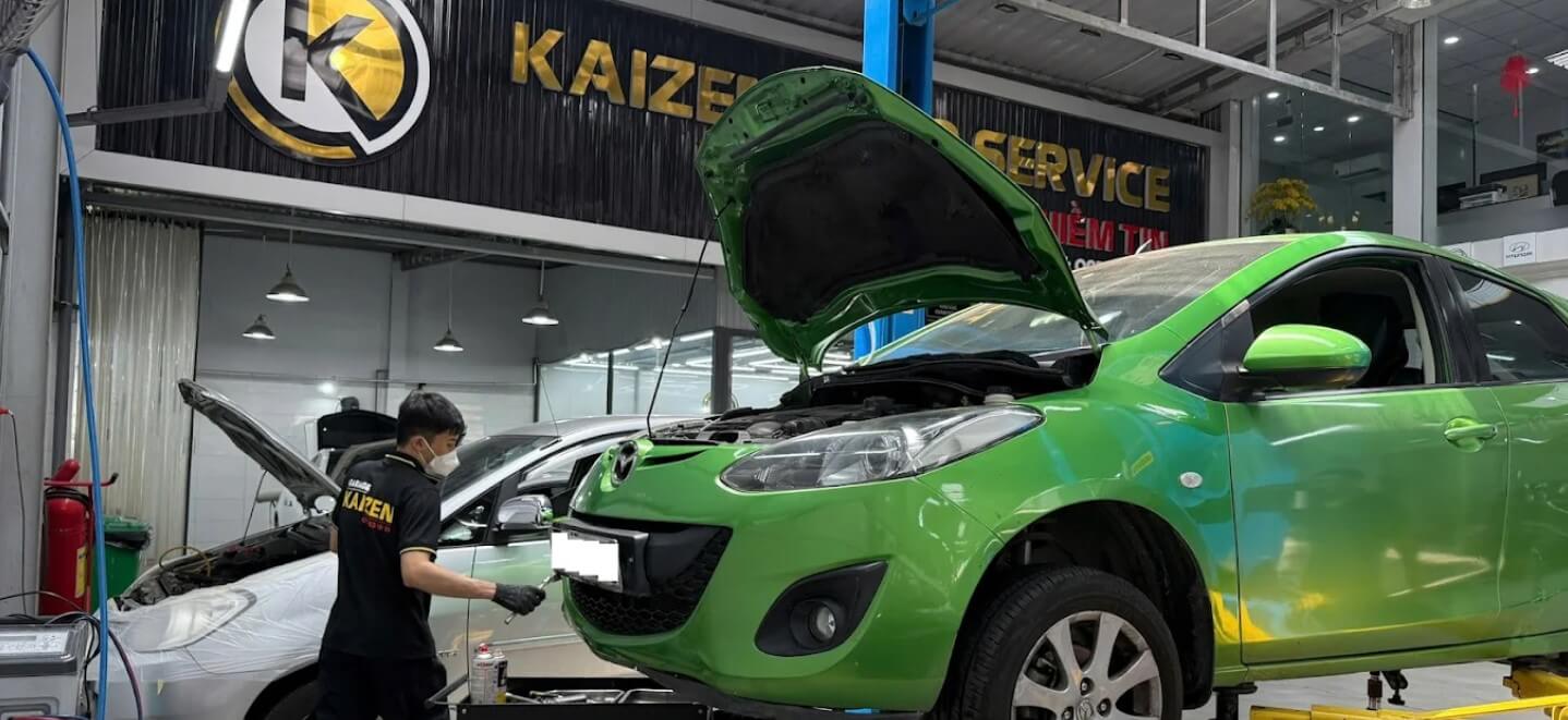 Quy trình tiếp nhận xe và sửa chữa tại Gara Kaizen
